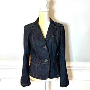 LOFT Denim Blazer- Size 6